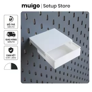 Hộp kéo đa năng cho bảng Pegboard Lỗ Dọc | Phụ Kiện Pegboard Đa Năng