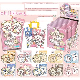 [hàng sẵn] new Combo nhân phẩm Chiikawa / huy hiệu 75mm và thẻ flash fullbox blindbox anime Hachiware Usagi Momonga