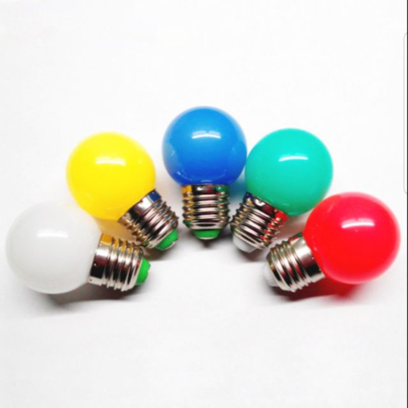 Bóng LED Chanh đủ màu 1W Trắng, Vàng, Đỏ, Xanh Lá, Xanh Dương, Hồng