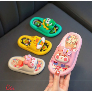Dép bánh mì hoạ tiết hoạt hình siêu cute cho các bé