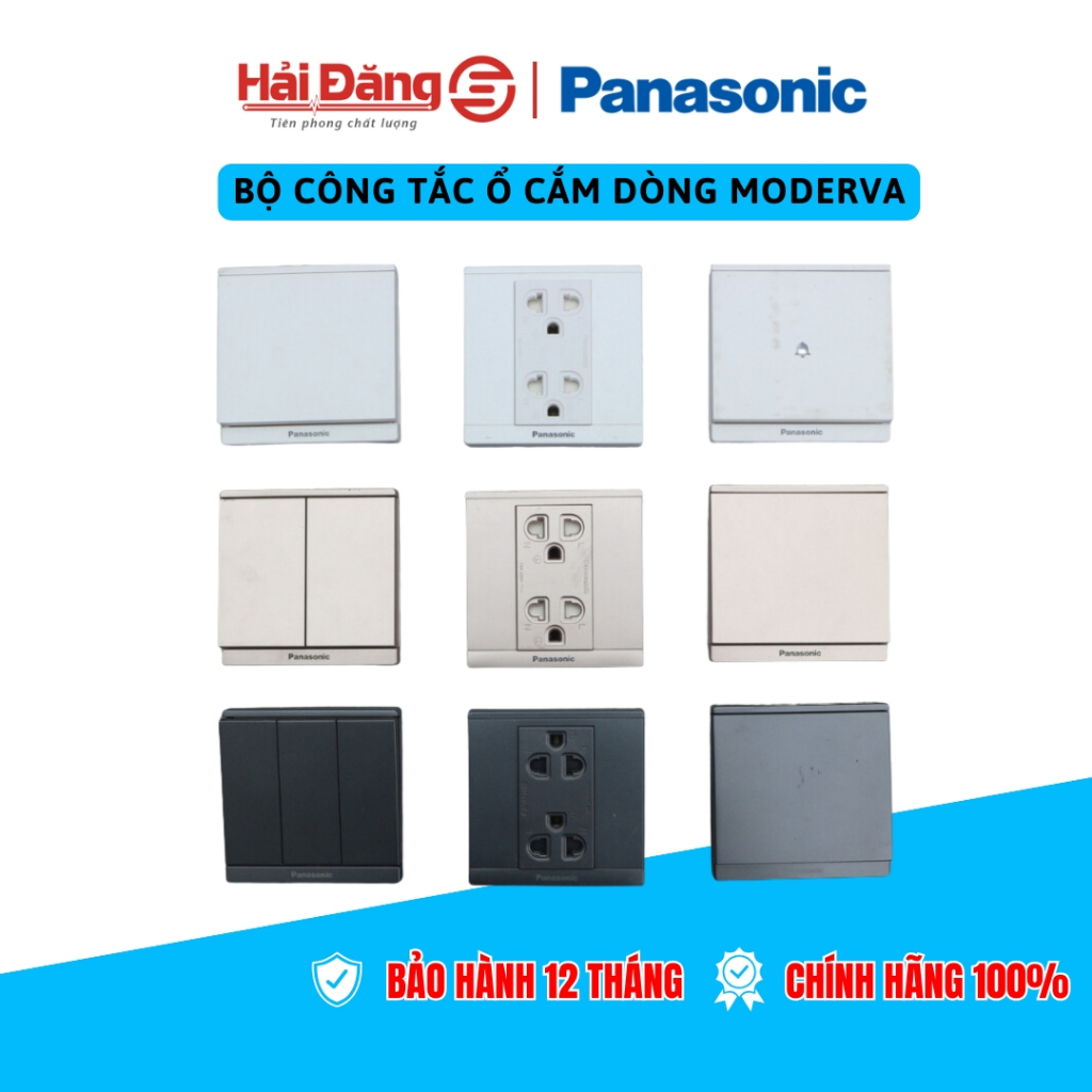 Bộ ổ cắm cao cấp Panasonic dòng Moderva - Ổ cắm vuông Panasonic màu ...