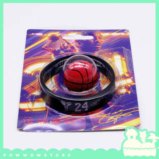 Vòng Tay Silicone Dẻo Co Dãn Phong Cách Đơn Giản Hoạ Tiết Biểu Tượng Thể Thao Bóng Rổ Basketball Nhiều Màu Sắc