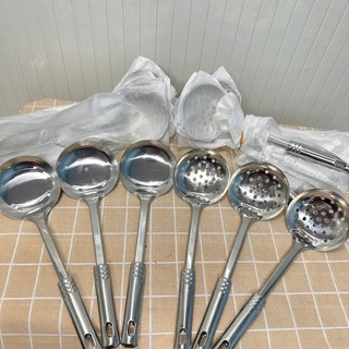 Muôi Vá Múc Canh, Xẻng Xào, Xẻng Lật, Muôi Lỗ Cao Cấp INOX 304 Không Gỉ Bền Đẹp Vệ Sinh - Hùng Home
