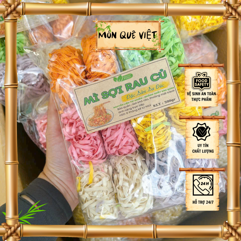 MÌ SỢI RAU CỦ - CHUẨN SẠCH - GIÀU DƯỠNG CHẤT 500G | Shopee Việt Nam