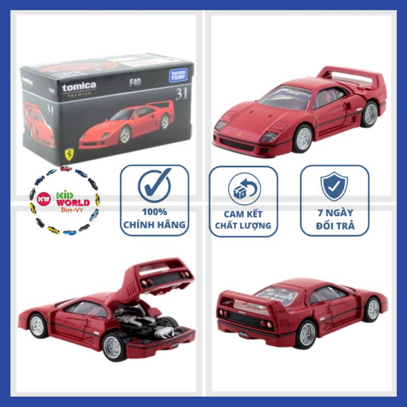 19 TOMICA PREMIUM #31 FERRARI F40 [LIMITED] 1/62 SCALE NEW IN - Foto 8