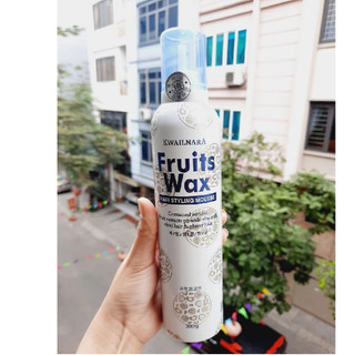Keo bọt tạo kiểu tóc Kwailnara Fruits wax hair mousse 300g