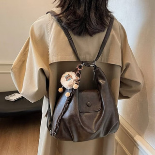 Túi Xách Nữ, Balo Nữ, Túi Đeo Chéo Size 37cm Đựng Vừa Lap, A4 Da Pu Mềm Mịn Đi Làm, Chơi (không kèm chaảm)- 091