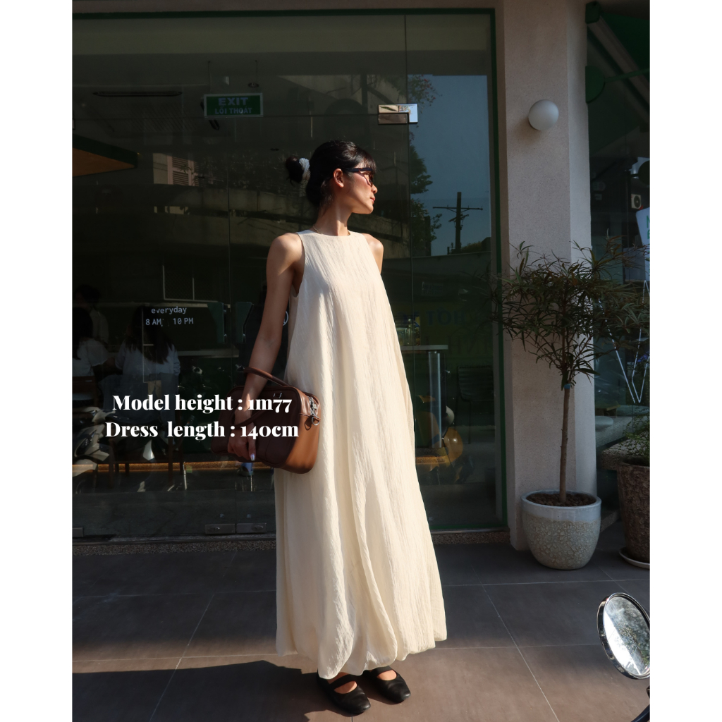SUNDAY - CLOUD DRESS  -  Đầm bí không tay.