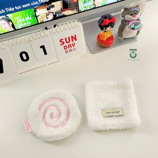 Tấm Lót Ly Bông Mềm Mại, Dễ Thương, Trang trí bàn học_Joy Office