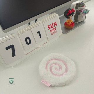 Tấm Lót Ly Bông Mềm Mại, Dễ Thương, Trang trí bàn học_Joy Office