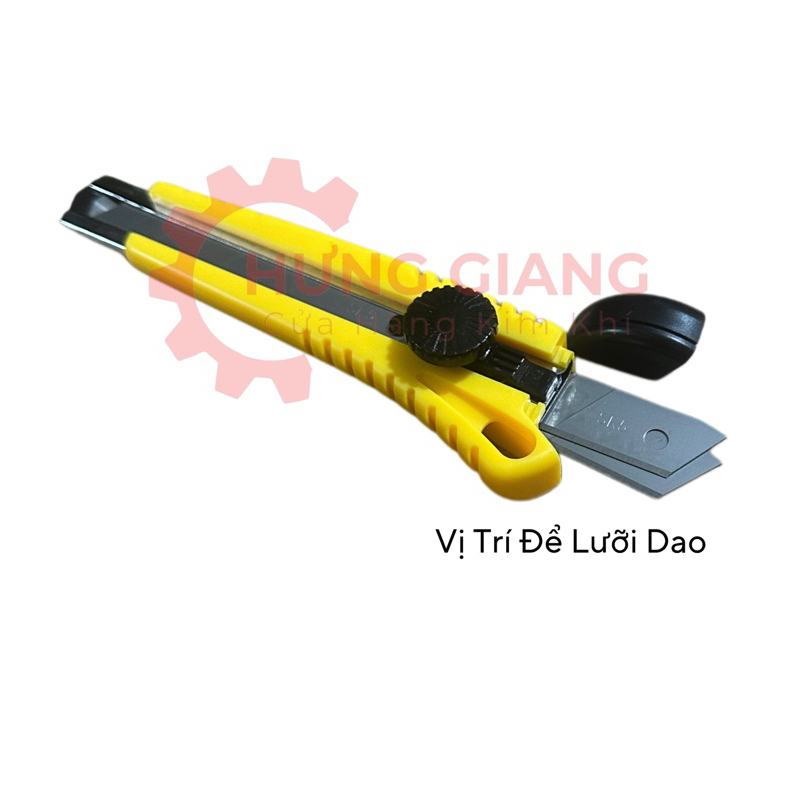 Dao Dọc Giấy Lớn MARLIN 3 Lưỡi 18mm Có Chốt Khoá Tự Động Dày Dặn