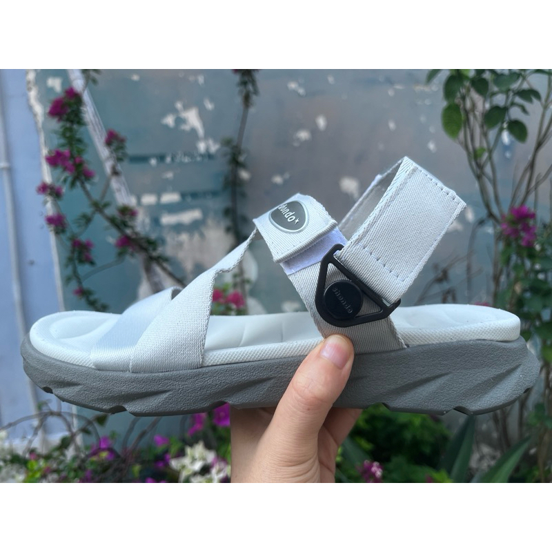 Ảnh Sandal Shondo quai hậu xoay màu xám rêu F6S1122 2
