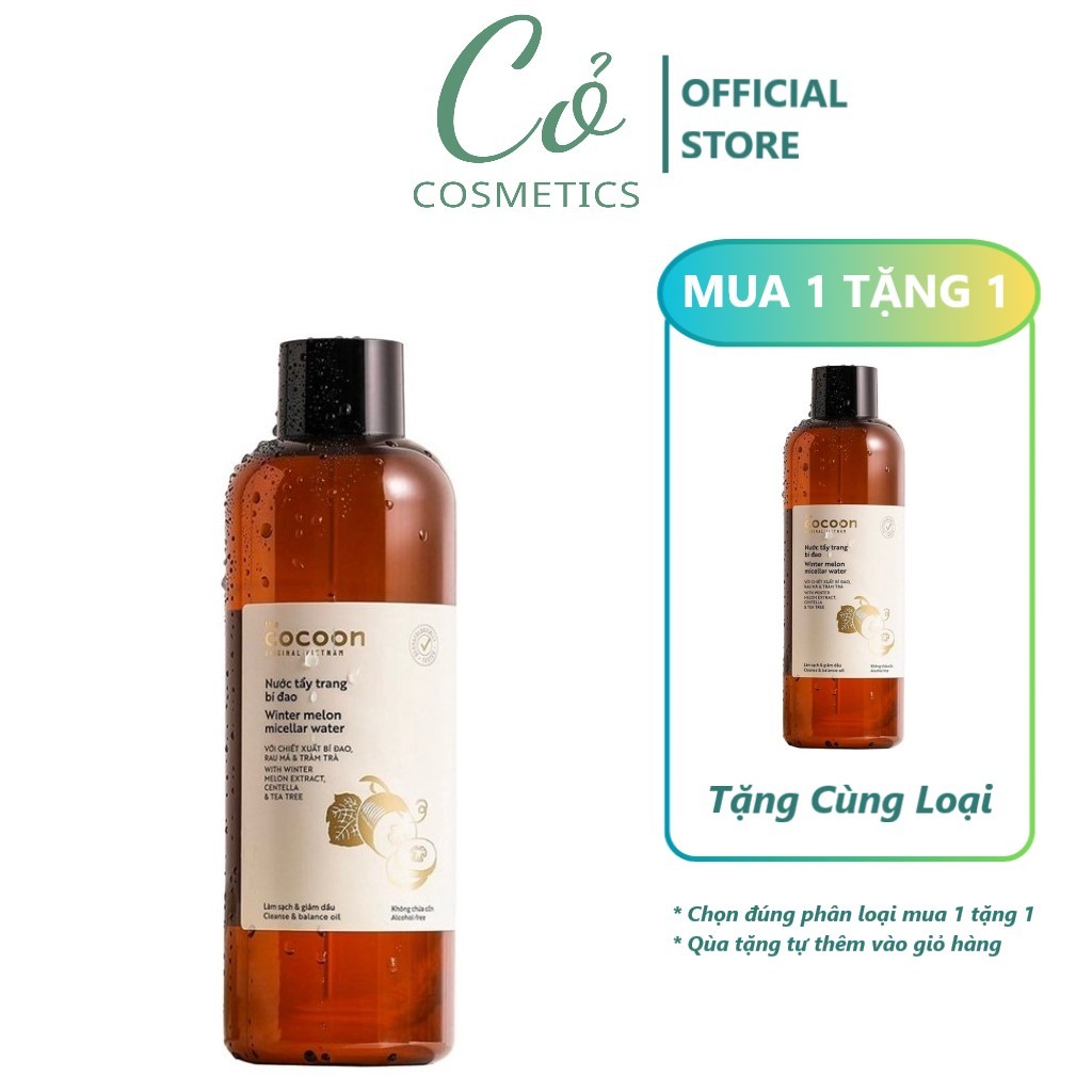 Nước Tẩy Trang Chiết Xuất Bí Đao, Rau Má, Tràm Trà Dành Cho Da Dầu Mụn ...