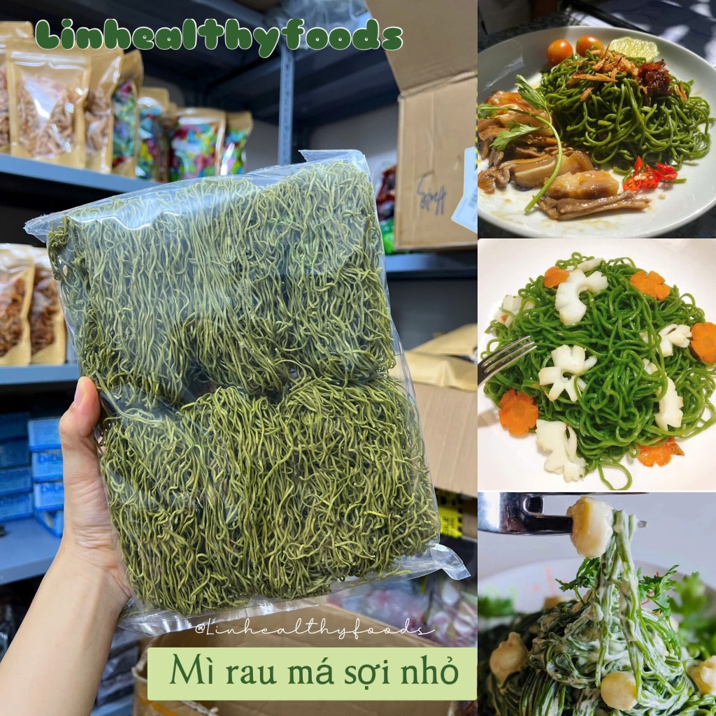 Mì Rau Má Sợi Nhỏ Ăn Kiêng Giàu Chất Xơ Healthy - Linhealthyfoods ...