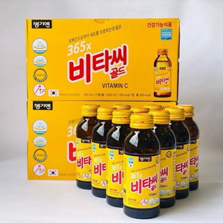 Nước Uống Bổ Sung Vitamin C 365 Hàn Quốc Hỗ Trợ Tăng Lực, Tăng Sức Đề Kháng, Giải Khát Ngày Hè ( 100 ml x 10 chai )