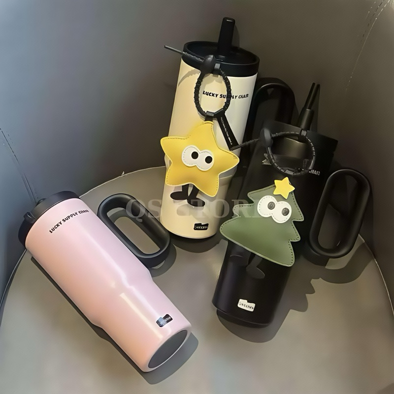 Road Trip Essential Bình Giữ Nhiệt 316 Inox 750ml Tay Cầm Lớn 2 Kiểu Uống Ống Hút + Uống Trực Tiếp Giữ Nóng Giữ Lạnh Xe Hơi Văn Phòng
