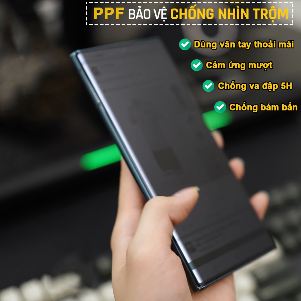 Miếng Dán PPF Chống Nhìn Trộm 2 IN 1 TRONG NHÁM Samsung S26 Ultra 5G S25 ULTRA 5G S24 ULTRA S23 Ultra S22 Note 20 Ultra