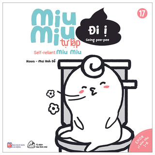 Sách Ehon Kĩ Năng Sống Miu Miu Tự Lập Phần 1 - Song ngữ Anh - Việt (1-6 tuổi - 8 cuốn lẻ tùy chọn)
