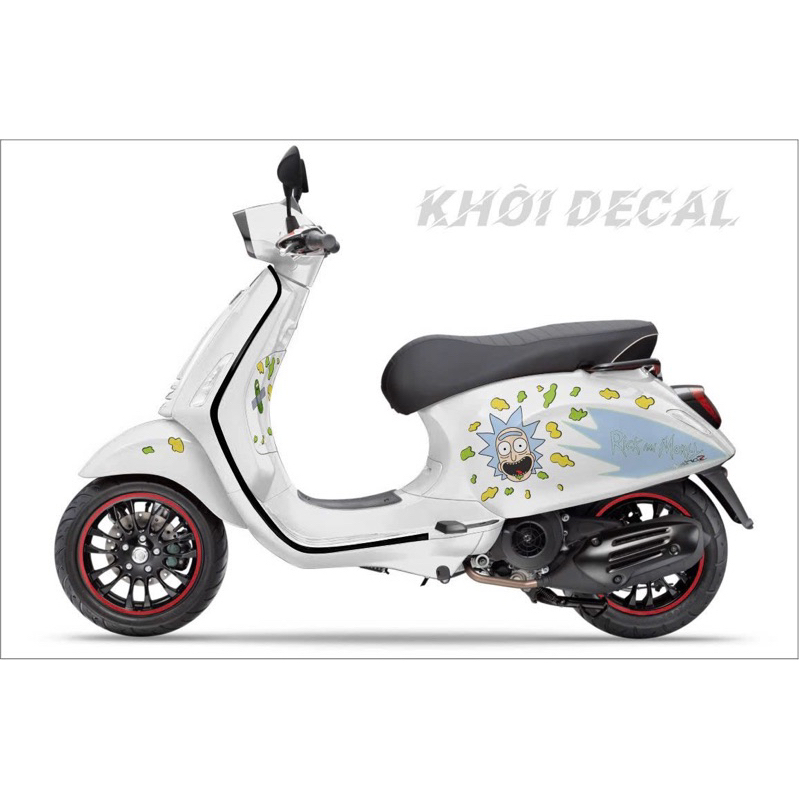 Tem Vespa print siêu đẹp