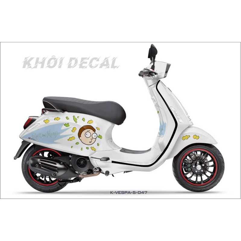 Tem Vespa print siêu đẹp