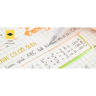 KLONG - Sổ Caro size A5 - Sổ Lò xo kép bìa màu 120 / 200 trang 70gsm - 100gsm Ô vuông 5mm 6mm; MS: 300 - 535 - 592 - 593