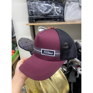 Mũ golf lưỡi trai Titleist màu đỏ mận siêu sang chất đẹp