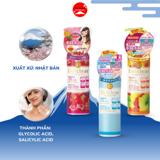 Gel Tẩy Da Chết Meishoku Detclear Làm Sạch Lỗ Chân Lông Ngăn Ngừa Mụn Đầu Đen 180ml