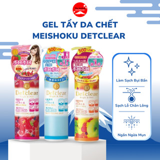 Gel Tẩy Da Chết Meishoku Detclear Làm Sạch Lỗ Chân Lông Ngăn Ngừa Mụn Đầu Đen 180ml
