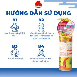 Gel Tẩy Da Chết Meishoku Detclear Làm Sạch Lỗ Chân Lông Ngăn Ngừa Mụn Đầu Đen 180ml