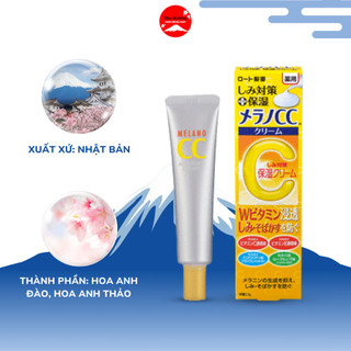 Kem Dưỡng CC Melano Moisture Cream Làm Sáng Da Mờ Vết Thâm Nám Giảm Thâm Mụn 23g