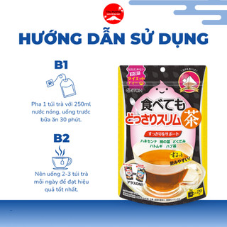 Trà Giảm Cân Itoh Thanh Lọc Cơ Thể Giảm Thèm Ăn Tăng Cường Trao Đổi Chất 20 Gói