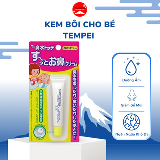 Kem Bôi Tempei Dưỡng Ẩm Giảm Sổ Mũi Nghẹt Mũi Ngăn Ngừa Khô Rát Da Cho Bé 8g