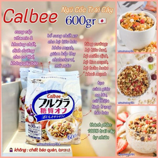 ngũ cốc  ăn kiêng  Calbee Nhật Bản túi 600g