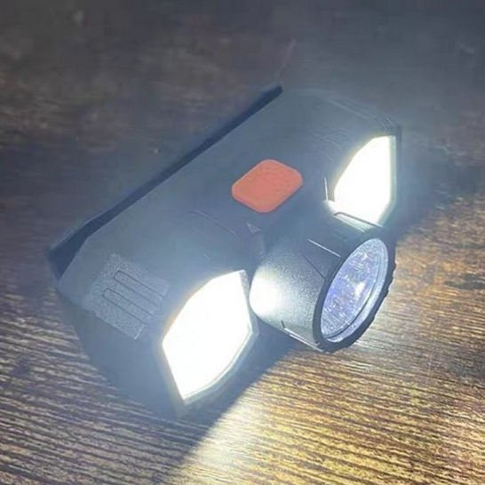 Đèn Pin Đội Đầu 3 Bóng Siêu Sáng Kiểu Máy Ảnh
