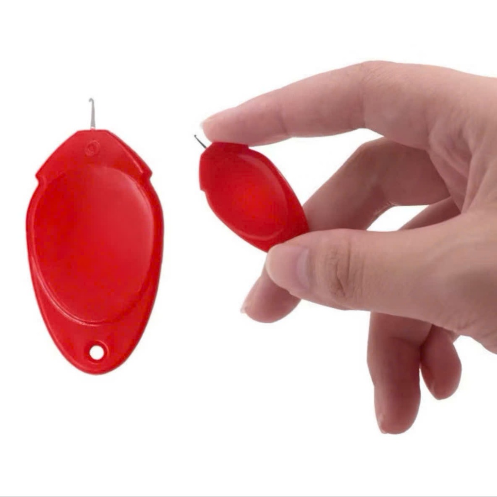 Dụng Cụ Xỏ Kim Chỉ Bằng Nhựa Hình Oval Nhiều Màu Sắc