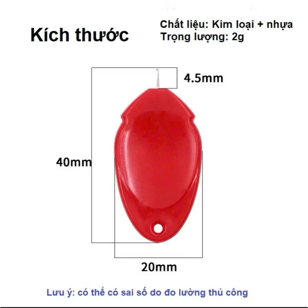 Dụng Cụ Xỏ Kim Chỉ Bằng Nhựa Hình Oval Nhiều Màu Sắc