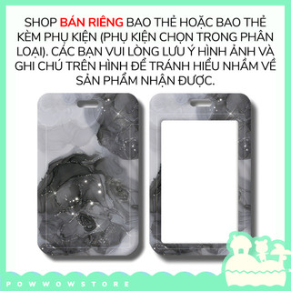 Bao Đựng Thẻ Nhân Viên Nhựa ABS Phong Cách Hoạ Tiết Trừu Tượng Abstract Tile Thú Vị Đám Mây Lãng Mạn