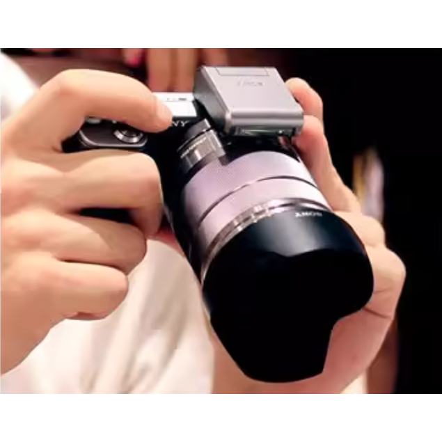 Hood lens Sony ALC-SH112 cho ống kính SONY NEX-5N C3 F3 ILCE-7 6  FE 18-55mm, 55-210mm