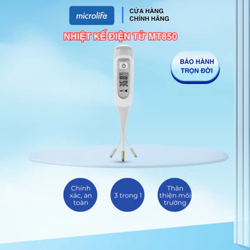 Nhiệt kế điện tử kẹp nách MICROLIFE MT850 đầu dẻo đo môi trường, thân nhiệt, vật thể