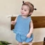 hàng quảng châu- Set ba lỗ bò cover Hàn Quốc hàng quảng châu gồm quần + áo cho bé gái 5-13kg