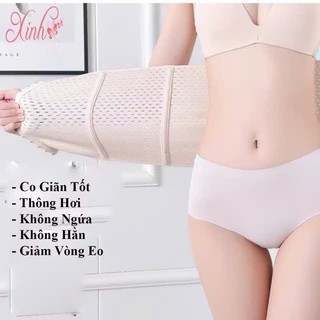 Đai Nịt Bụng M+ Cao Su Non Chính Hãng, Thông Hơi Chống Cuộn, Gen Bụng Giảm Mỡ Latex Sau Sinh An Toàn Cho Da