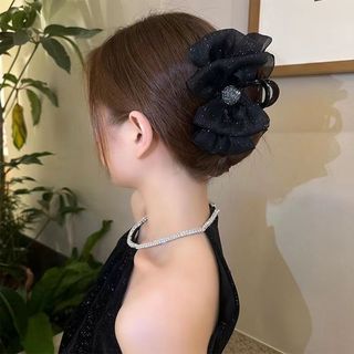 Kẹp Tóc Nơ Tiểu Thư Moral Cặp Tóc Nơ Tiểu Thư Size 13cm Phong Cách Hàn Quốc