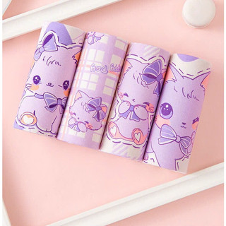 [T31 Hàng mới] Combo 4 quần chip bé gái, quần chíp đùi cho bé chất liệu cotton đáy lót thông nhiều họa tiết ngộ nghĩnh