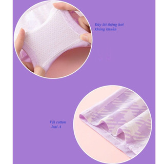 [T31 Hàng mới] Combo 4 quần chip bé gái, quần chíp đùi cho bé chất liệu cotton đáy lót thông nhiều họa tiết ngộ nghĩnh