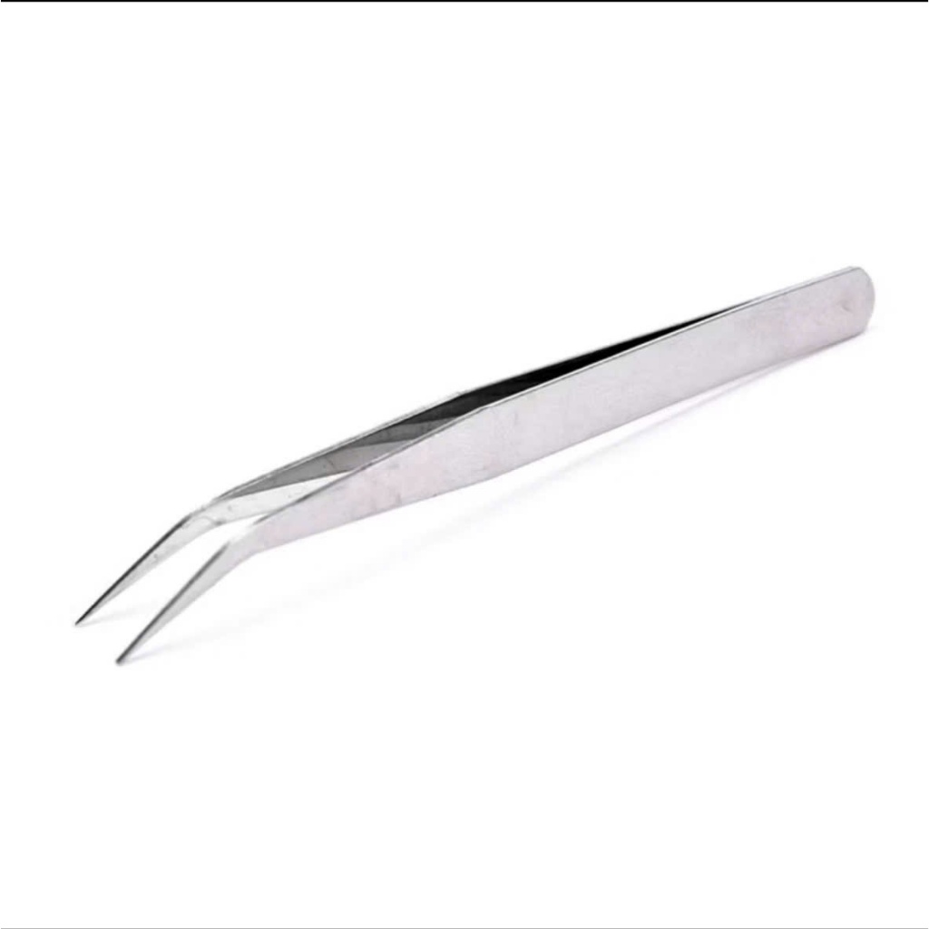 Nhíp gắp chỉ nhíp xỏ chỉ 2 cái, 5 cái bằng thép không gỉ hãng AKiTON cong và thẳng