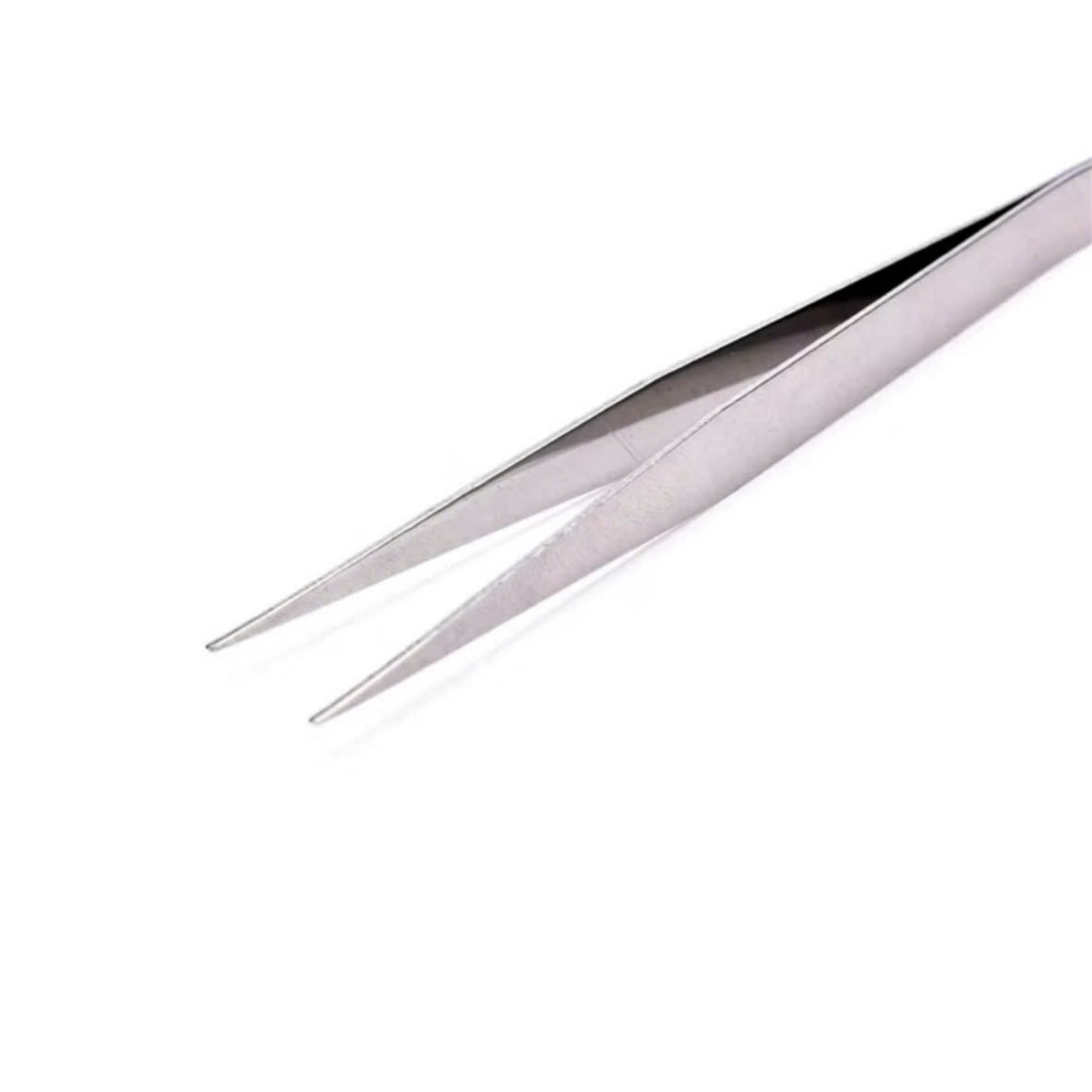 Nhíp gắp chỉ nhíp xỏ chỉ 2 cái, 5 cái bằng thép không gỉ hãng AKiTON cong và thẳng