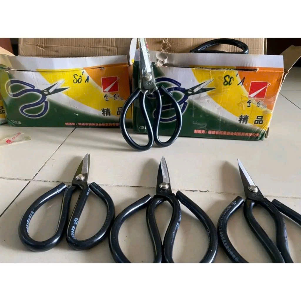 Kéo Bổ Cơi JINJAN A1/A2/A3 – Thép Không Gỉ, Cắt Đa Năng, Cán Bọc Da