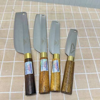 Dao thái thịt, gọt hoa quả Đa Sỹ làm bằng thép trắng không gỉ rèn thủ công sắc bén