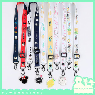 Dây Đeo Quai Chéo Vải Canvas 120cm x 2cm Phong Cách Hoạ Tiết Nhân Vật Hoạt Hình Anime Manga Đáng Yêu Cute Gấu Voi Dumbo