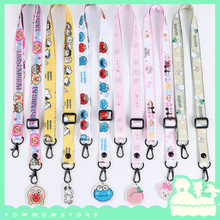 Dây Đeo Quai Chéo Vải Canvas 120cm x 2cm Phong Cách Hoạ Tiết Nhân Vật Hoạt Hình Anime Manga Đáng Yêu Cute Gấu Voi Dumbo